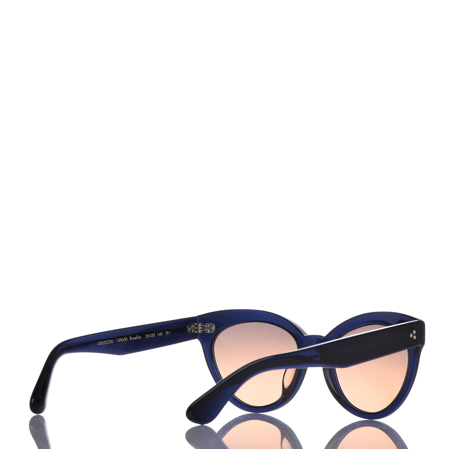 Oliver Peoples Acetate Cat Eye Roella Sunglasses Blue 4 of 10