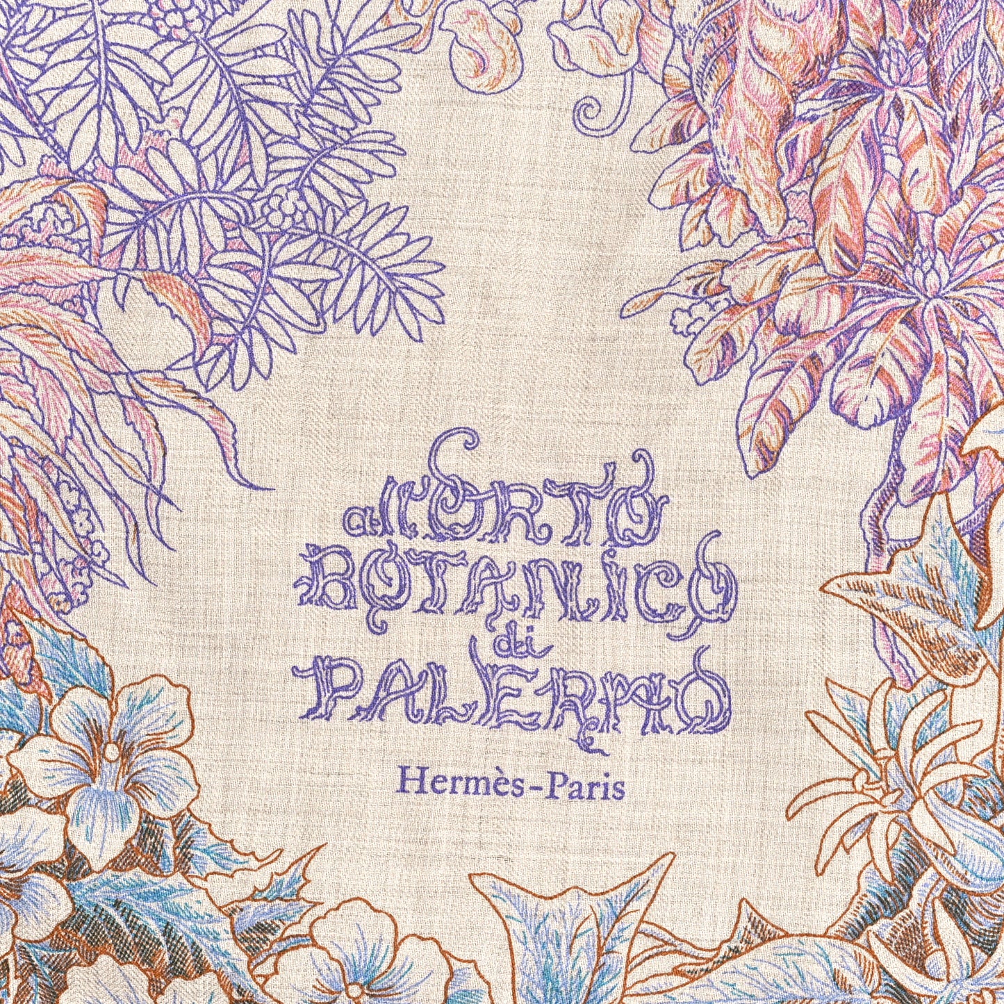 Cashmere Silk All Orto Botanico Di Palermo 140 Rose Naturel Bleu