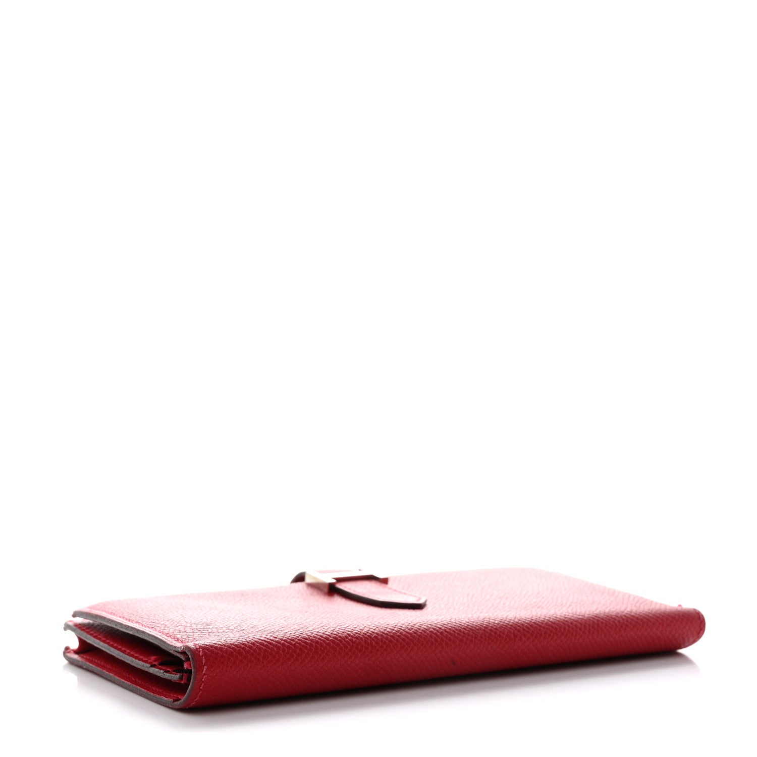 Hermes Epsom Bearn Gusset Wallet Rouge Casaque 4 of 11