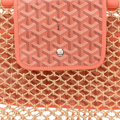 Goyard Goyardine Net Aligre Tote Coral 8 of 10