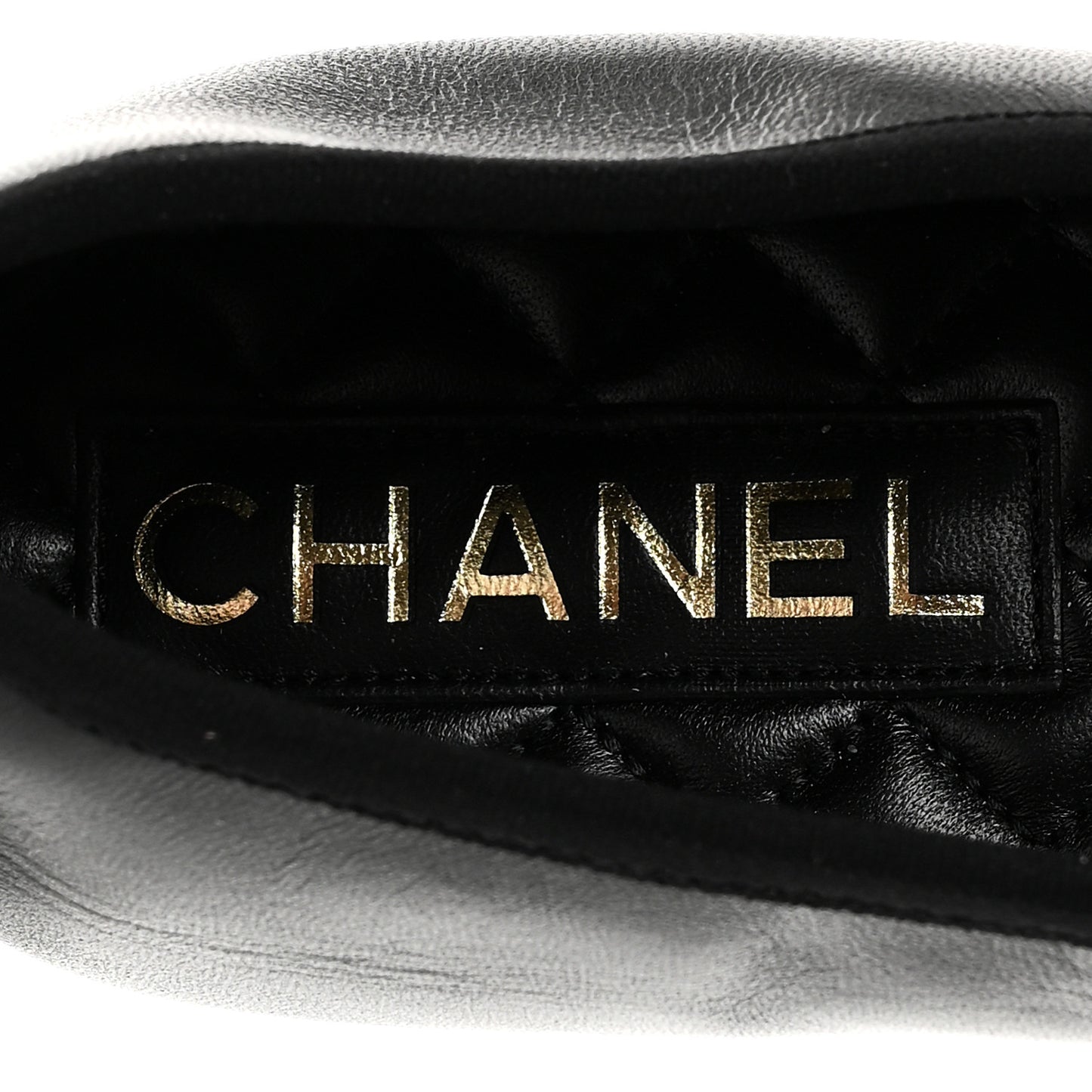 Lambskin Mary Jane Flats 40 Black
