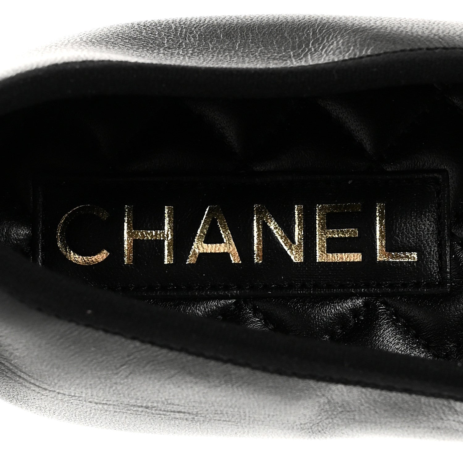 Chanel Lambskin Mary Jane Flats 40 Black 9 of 10