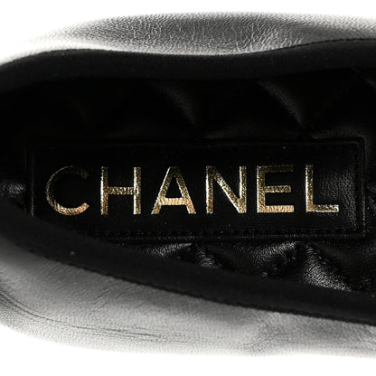 Chanel Lambskin Mary Jane Flats 40 Black 9 of 10