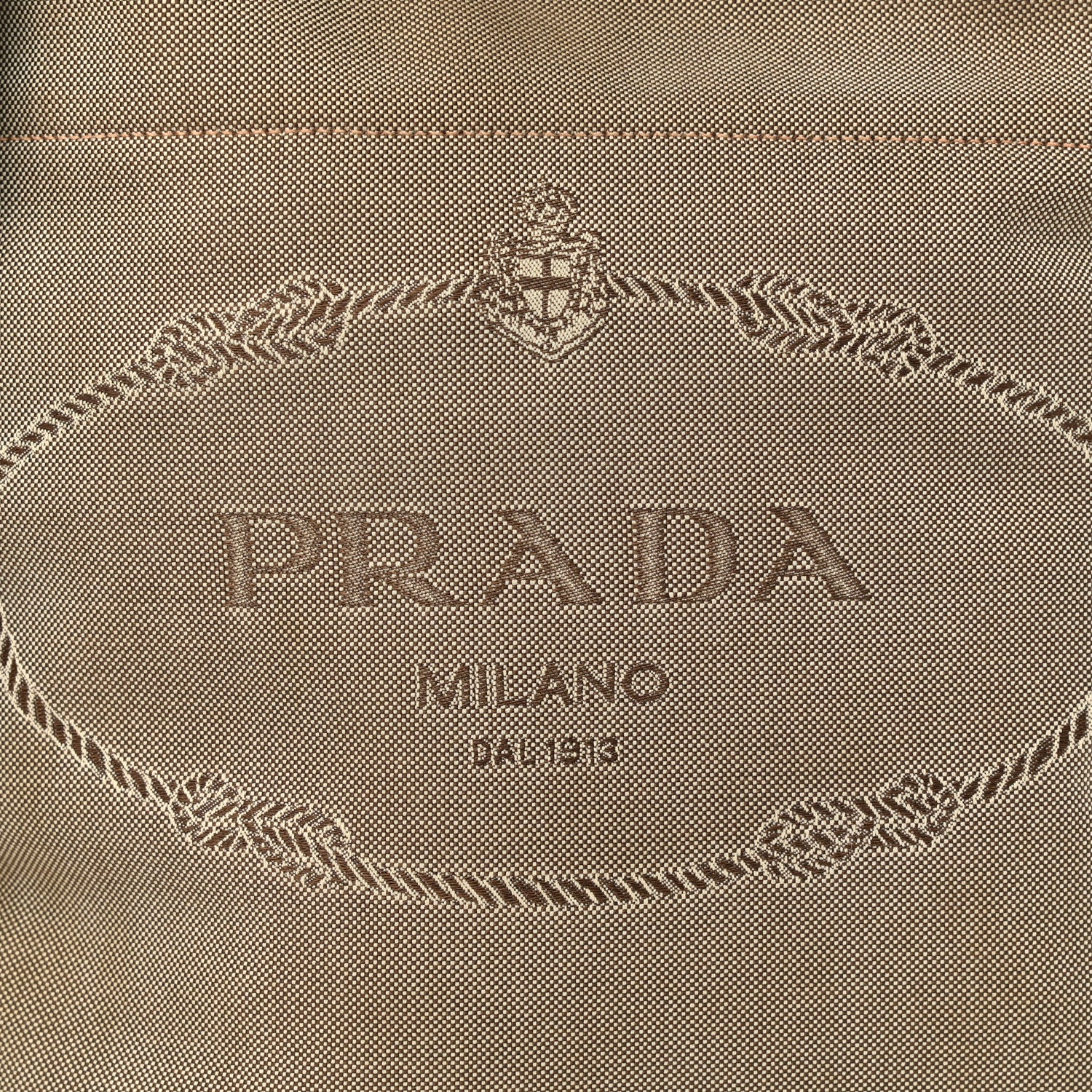 Prada Jacquard Logo Messenger Bag Corda Bruciato 8 of 10