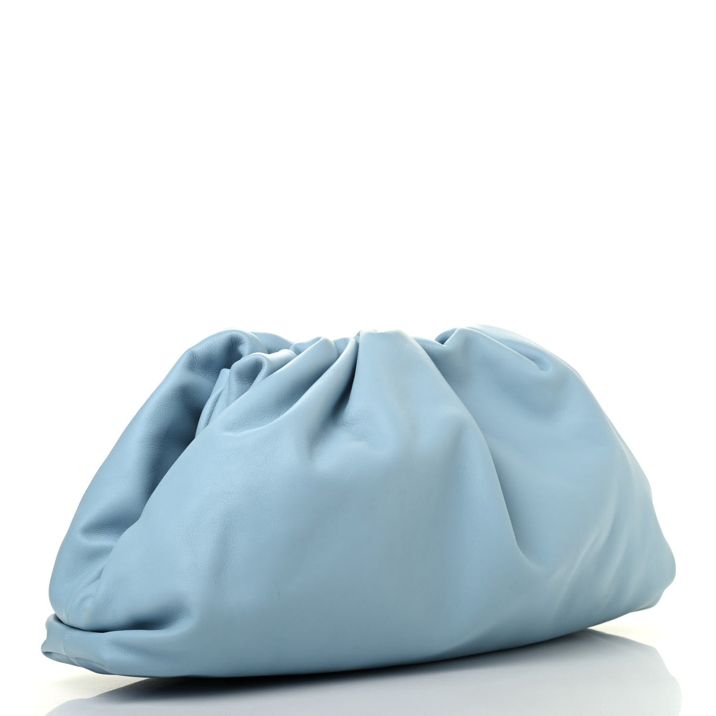 Smooth Butter Calf The Pouch Oversized Clutch Ice