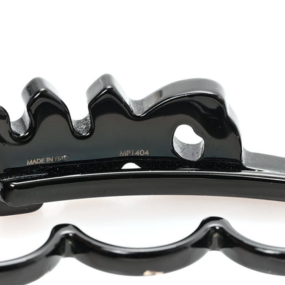 Louis Vuitton Metal Graffiti Knuckle Ring Set Black 3 of 4