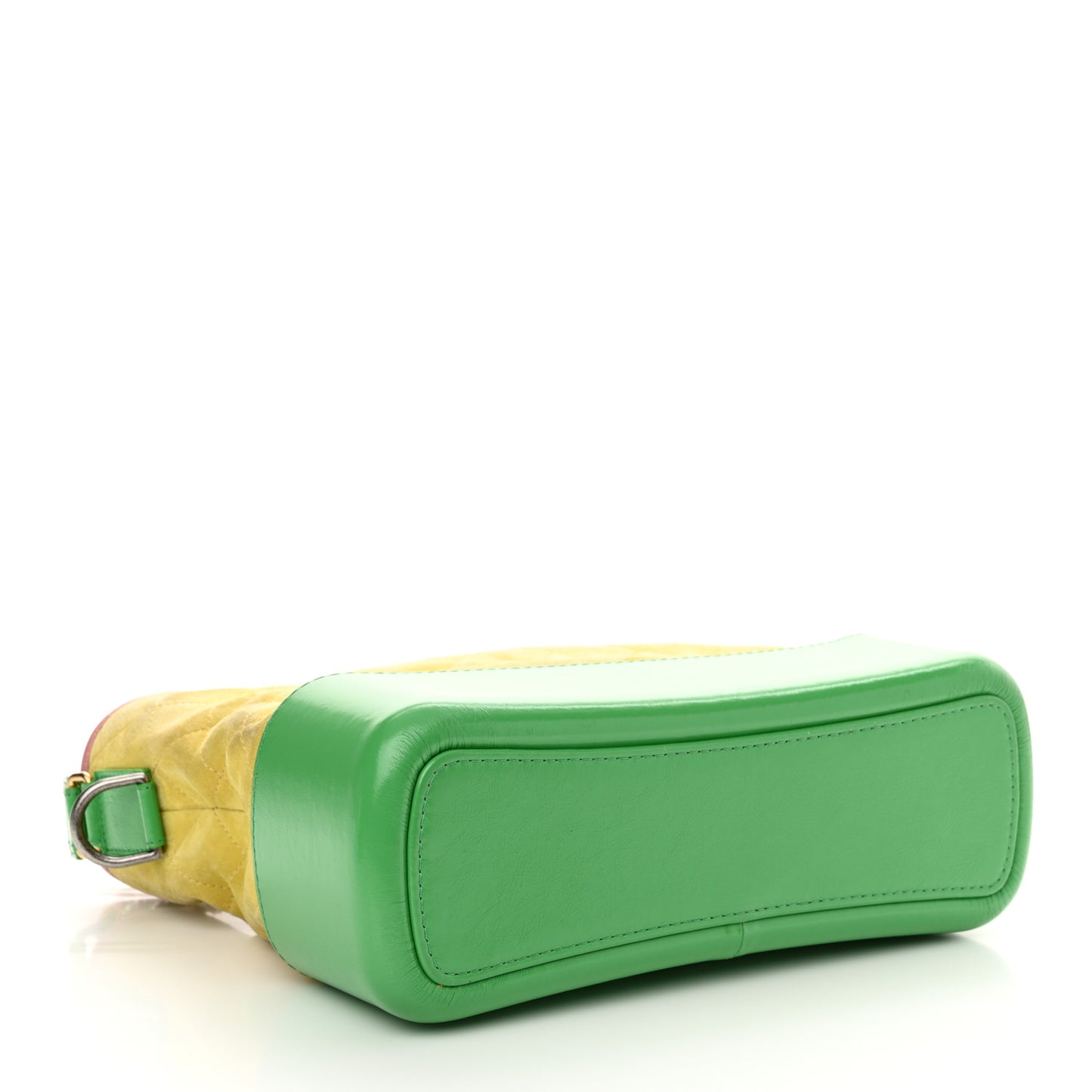 Suede Calfskin Quilted Medium Gabrielle Hobo Pink Green Yellow
