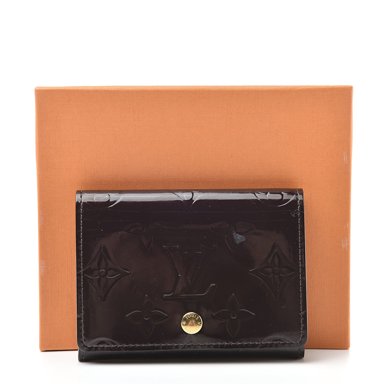 Louis Vuitton Vernis Business Card Holder Amarante 9 of 9