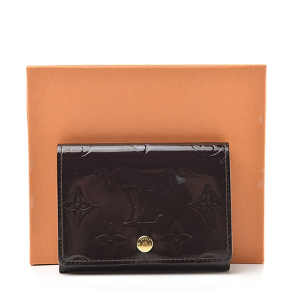 Louis Vuitton Vernis Business Card Holder Amarante 9 of 9