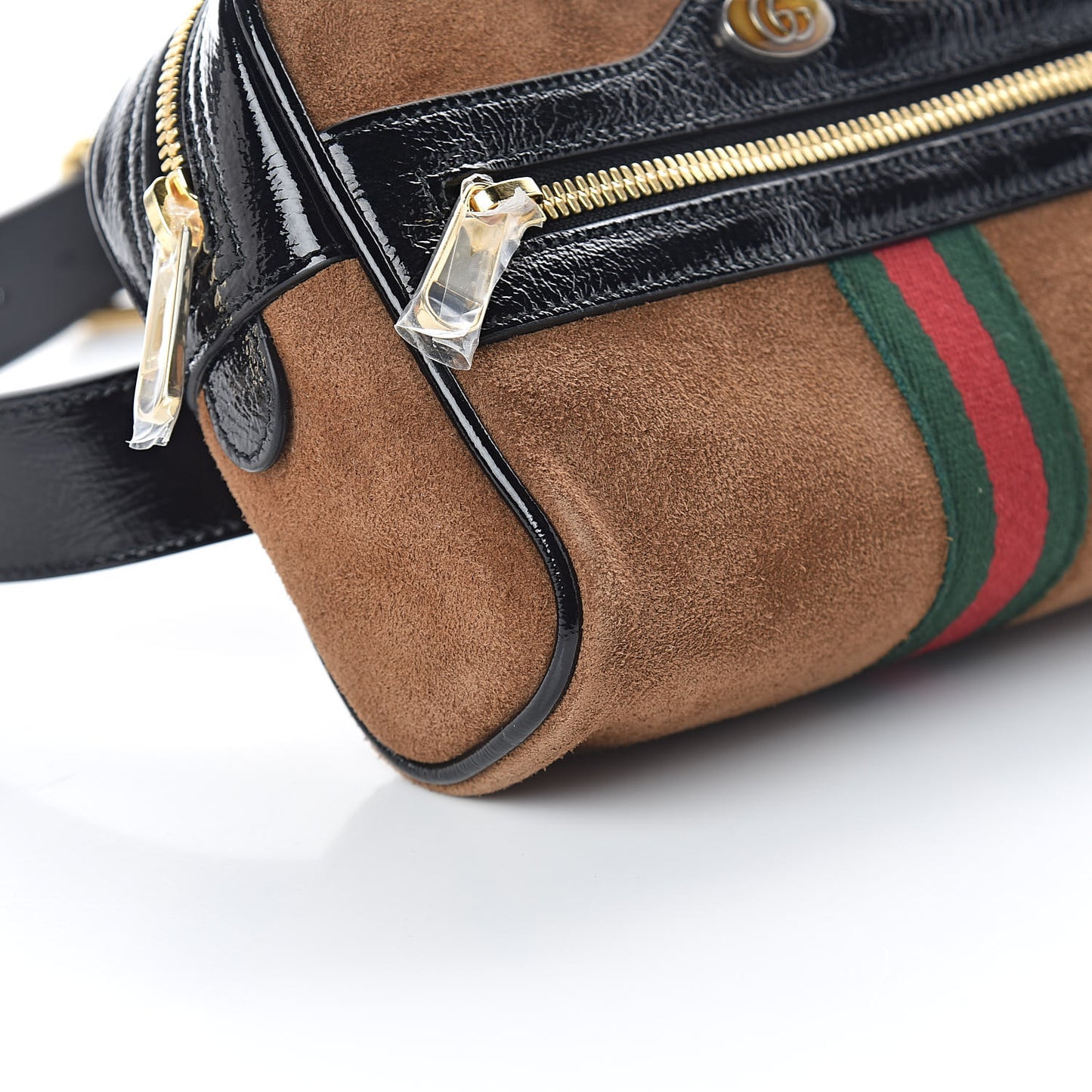 Suede Small Ophidia Belt Bag 75 30 Brown
