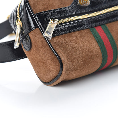 Gucci Suede Small Ophidia Belt Bag 75 30 Brown 7 of 9