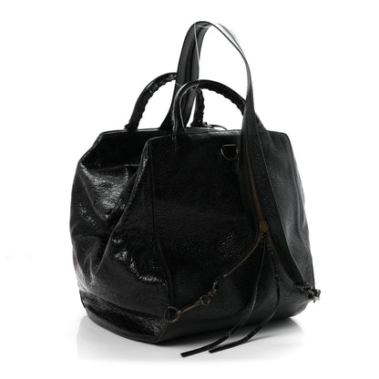 Balenciaga Agneau Classic Hardware Zip Traveler Backpack Black 4 of 11