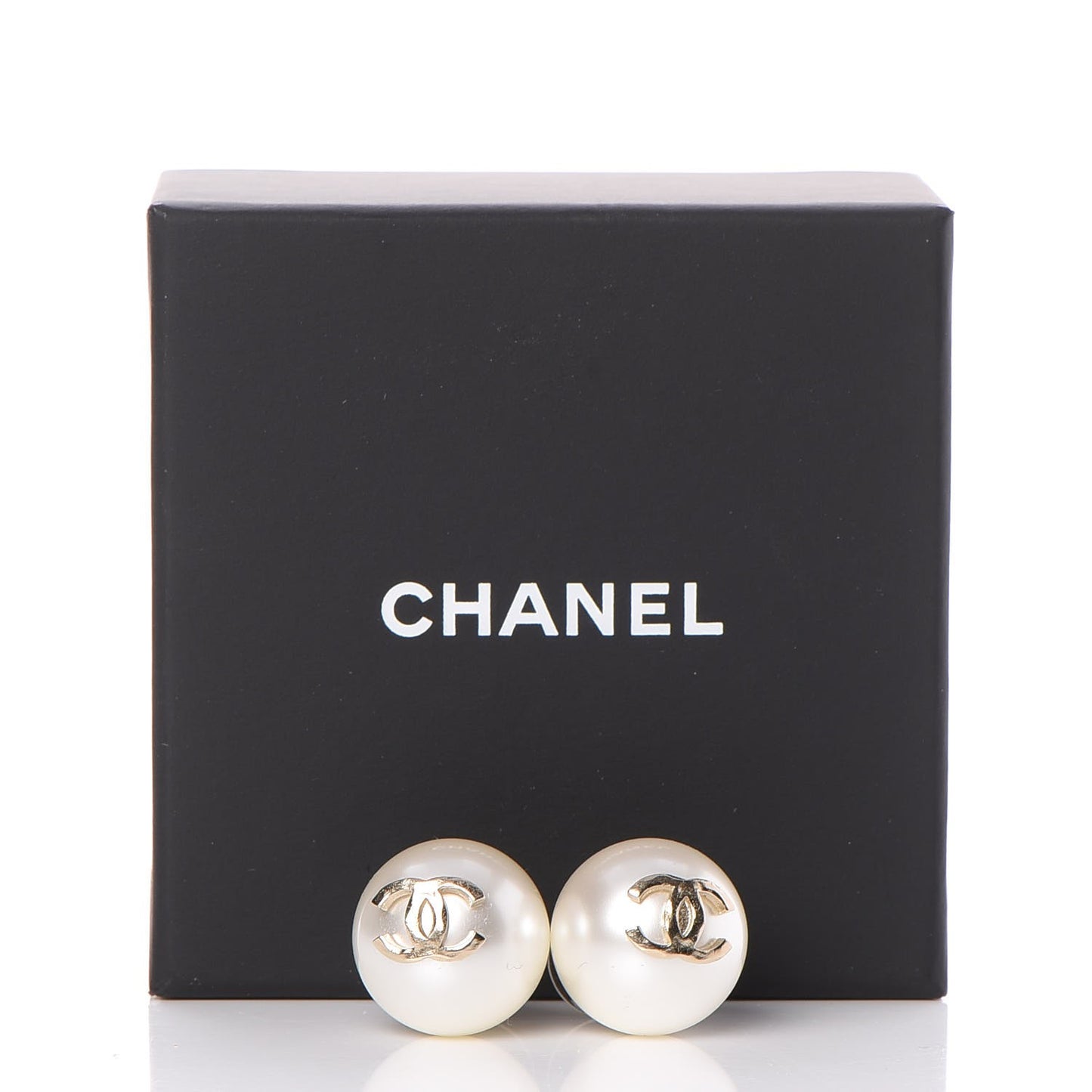 Pearl CC Large Earrings Gold