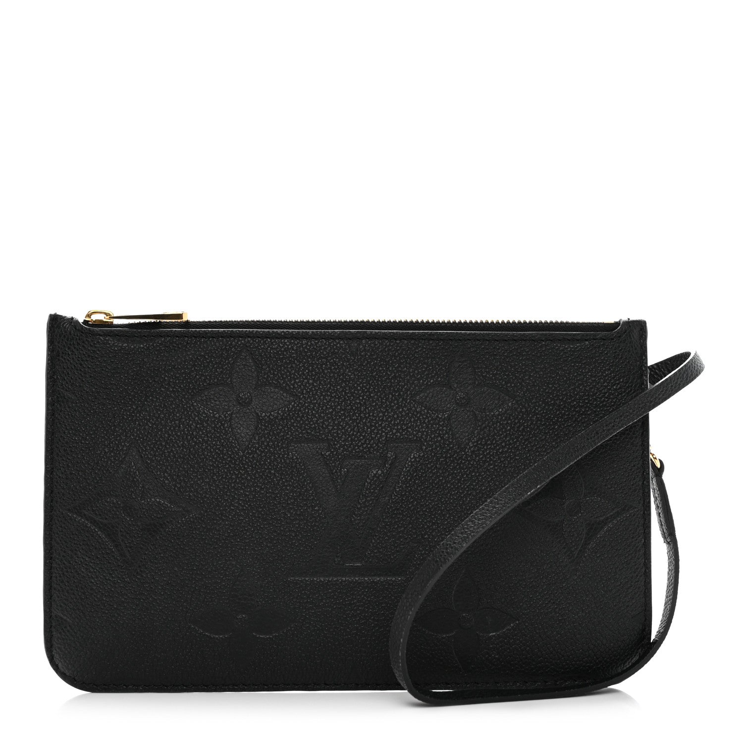 Louis Vuitton Empreinte Monogram Giant Neverfull MM Pochette Black 1 of 10