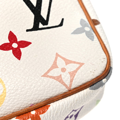 Louis Vuitton Monogram Multicolor Pochette Accessories White 12 of 13