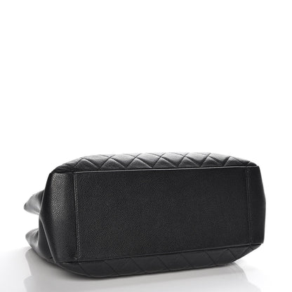 Chanel Caviar Quilted Grand Shopping Tote GST Black 4 of 7