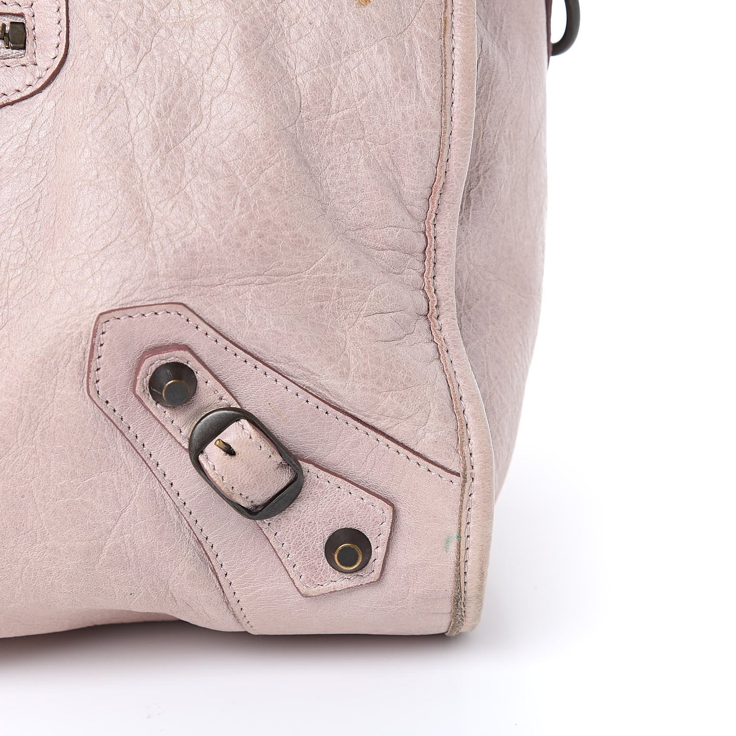 Agneau Classic Hardware Maxi Twiggy Bois de Rose