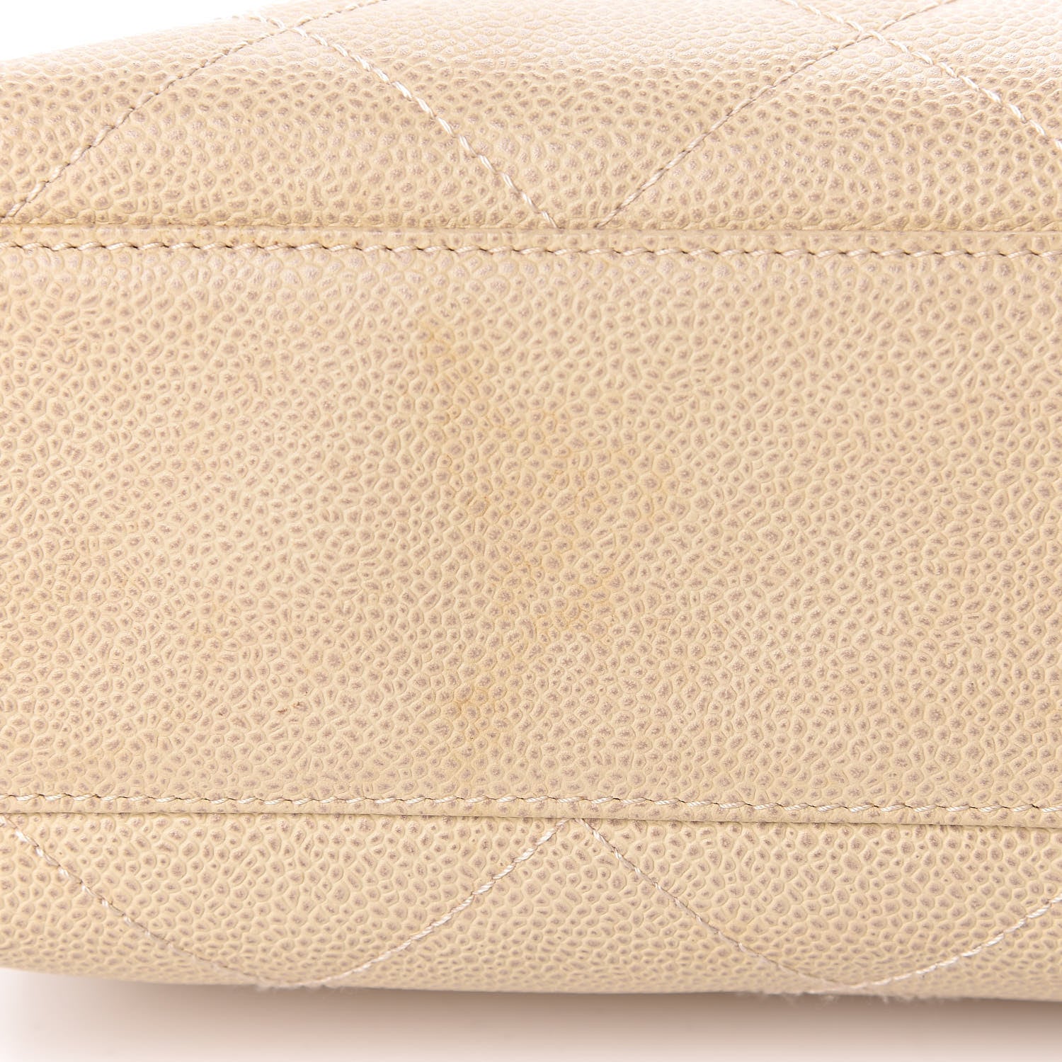 Chanel Caviar Quilted Bekko Shopper Tote Beige 14 of 15