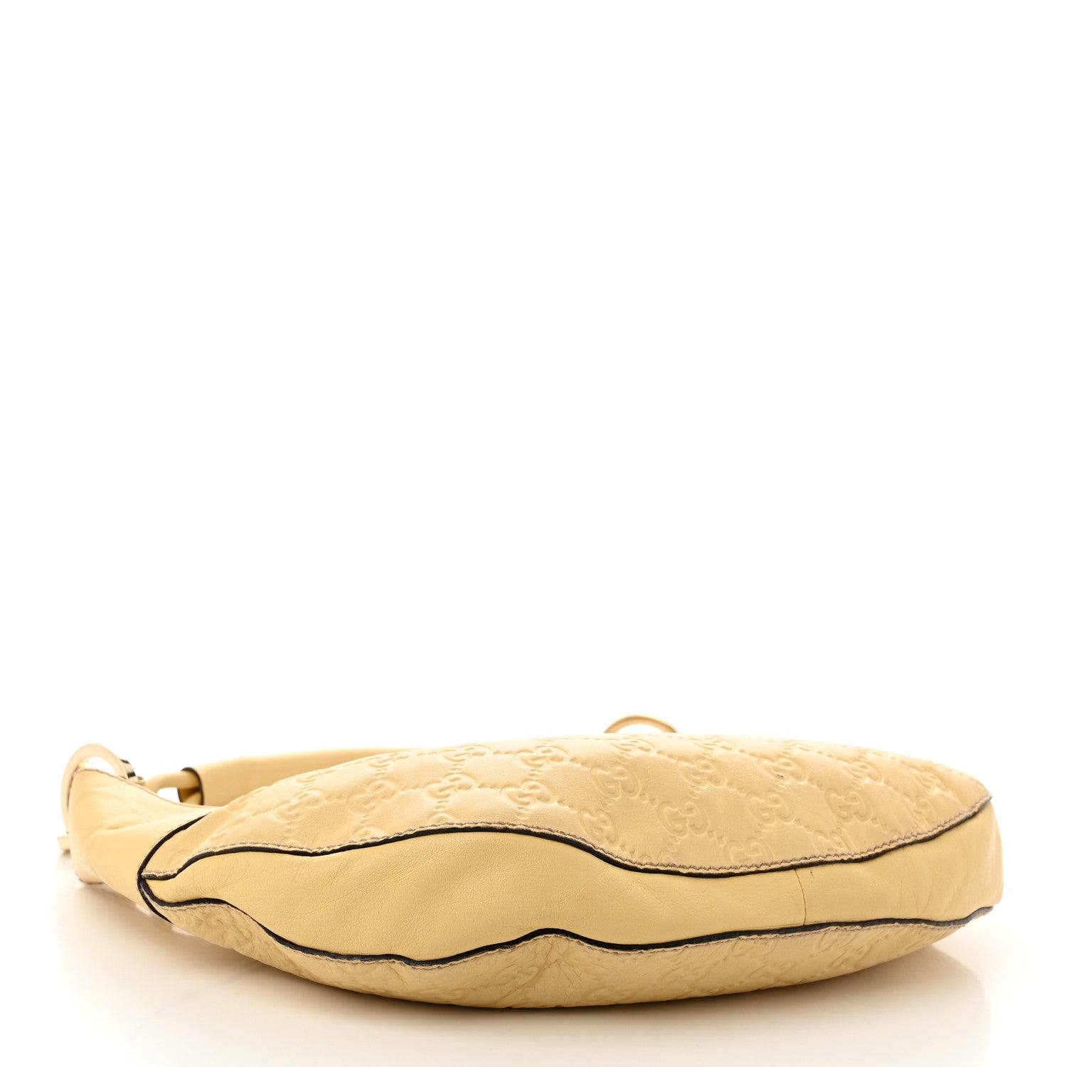 Gucci Guccissima Half Moon Hobo Yellow 4 of 13