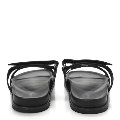 Hermes Calfskin Womens Chypre Sandals 41 Black 5 of 10
