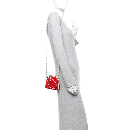 Chanel Canvas Calfskin Tennis Racket Mini Bag Red White 2 of 12