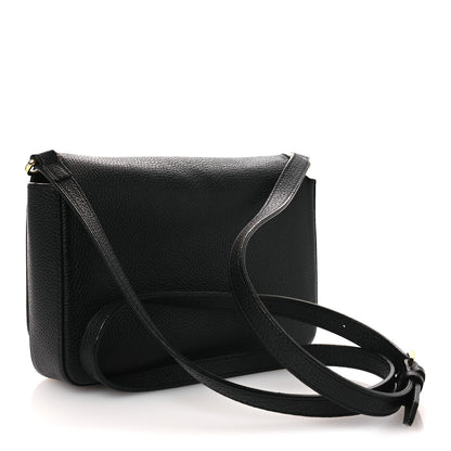 Burberry Grainy Calfskin Vintage Check Hampshire Crossbody Black 3 of 16