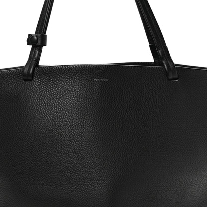 The Row Grained Calfskin Park Tote Three Black 8 of 10