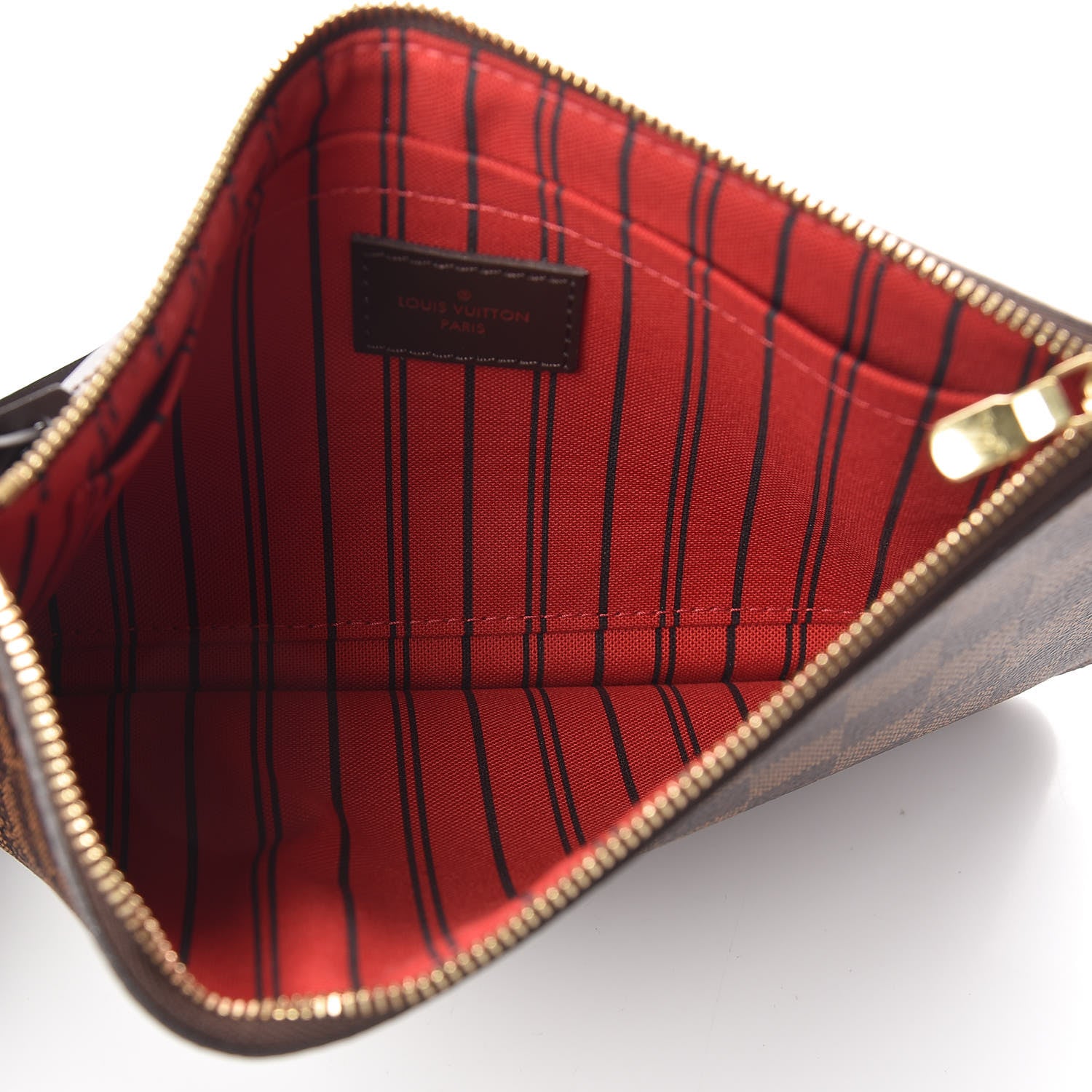 Louis Vuitton Damier Ebene Neverfull MM GM Pochette 5 of 7