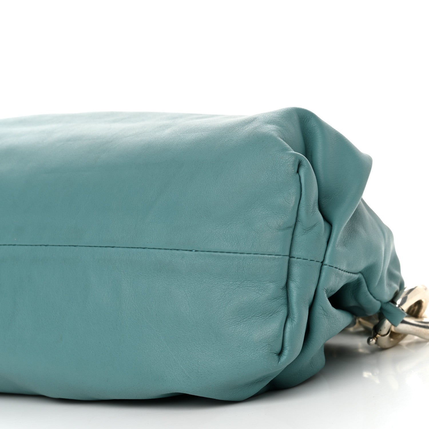 Bottega Veneta Calfskin The Pouch Chain Linoleum 10 of 11