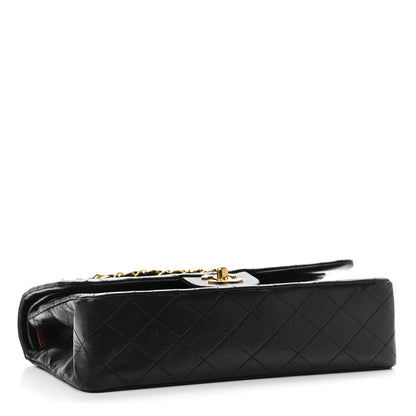 Chanel Lambskin Quilted Medium Double Flap Black 3 of 11