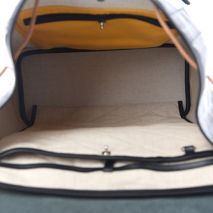 Goyard Goyardine Calfskin Alpin MM Backpack Black 5 of 9