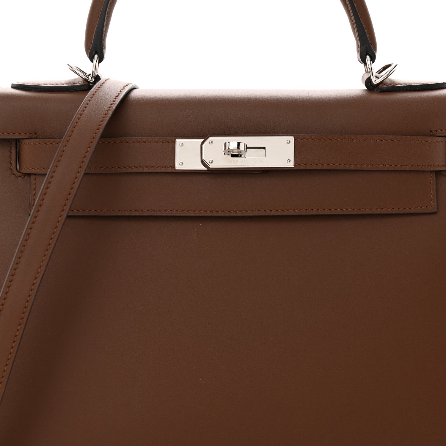 Hermes Sombrero Kelly Sellier 28 Brulee 9 of 14