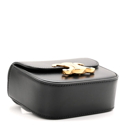 Celine Shiny Calfskin Mini Claude Belt Bag 75 30 Black 4 of 11