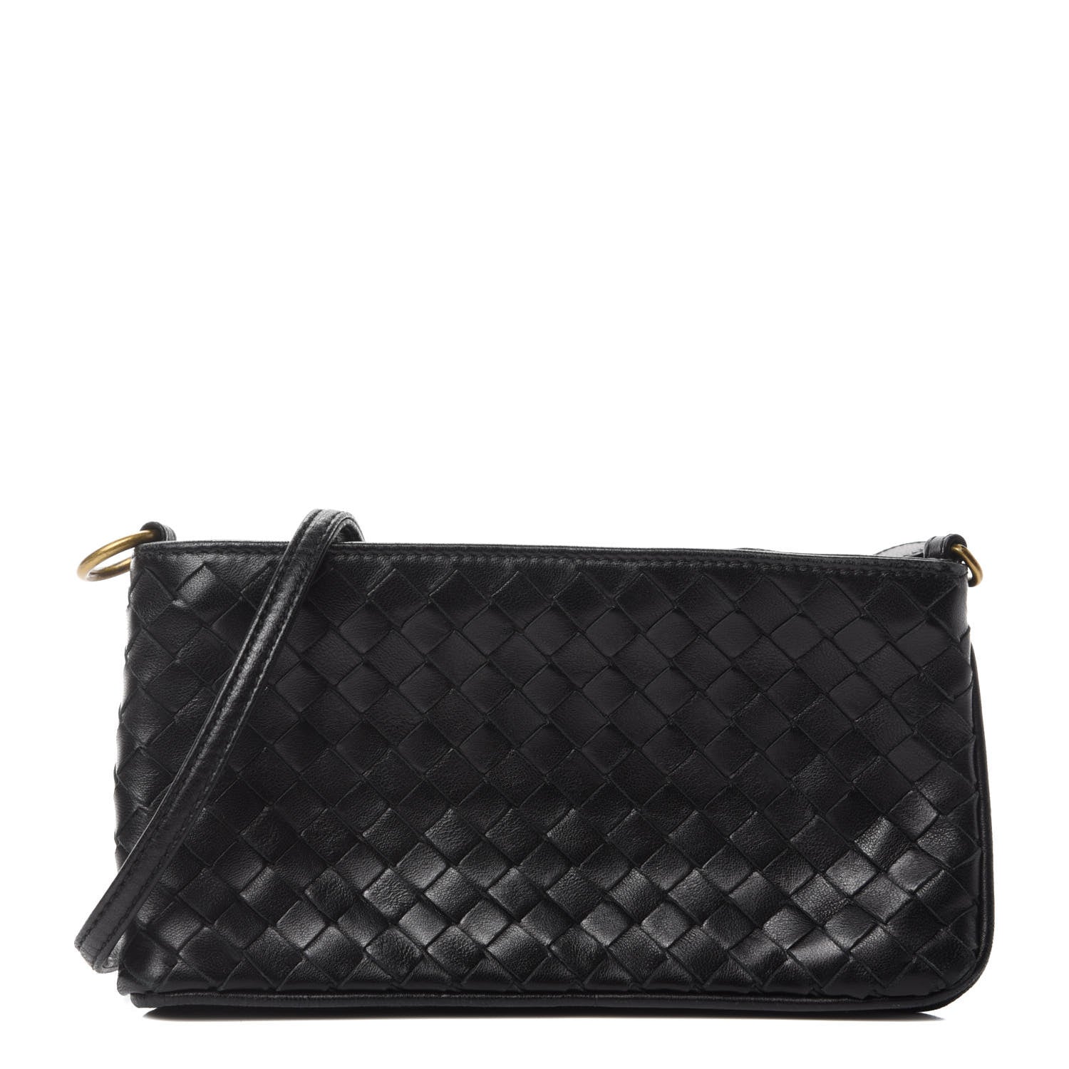 Bottega Veneta Nappa Intrecciato Convertible Clutch Black 1 of 11