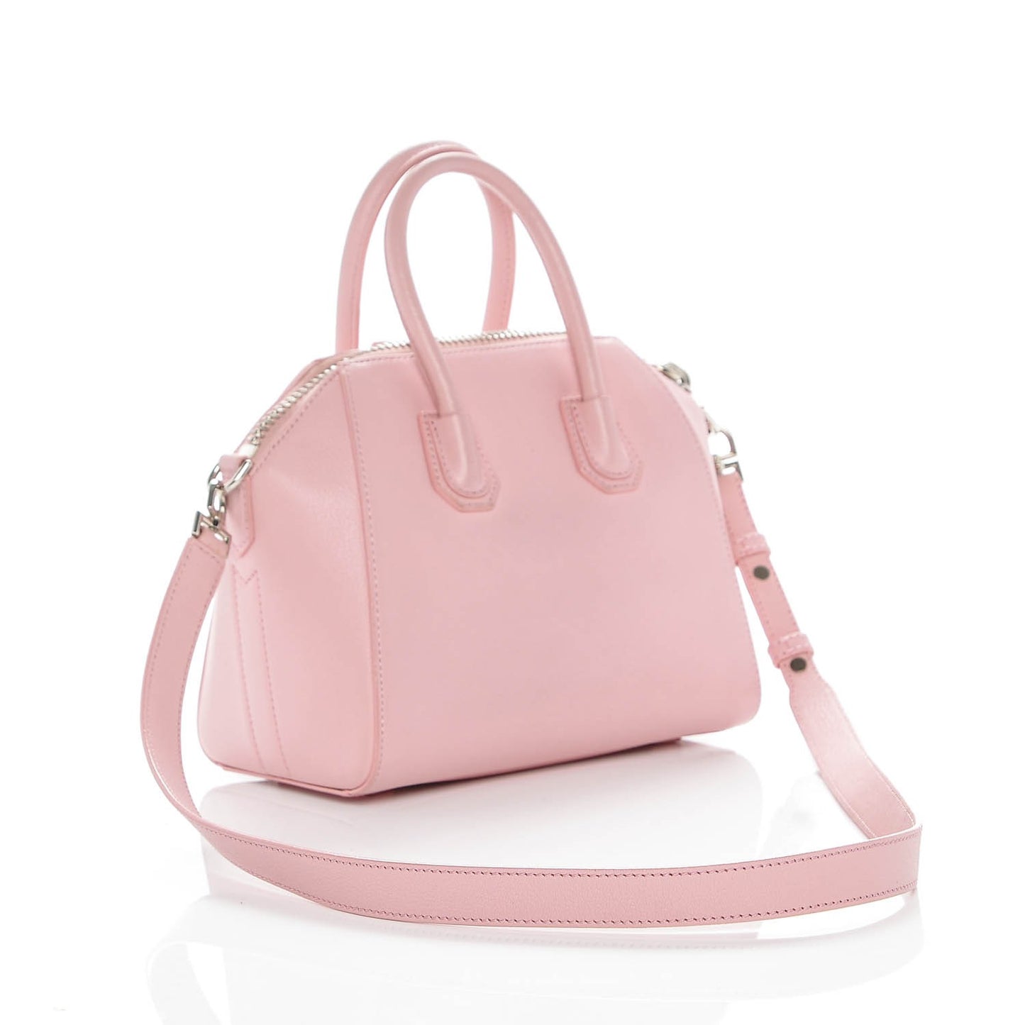 Sugar Goatskin Mini Antigona Pale Pink