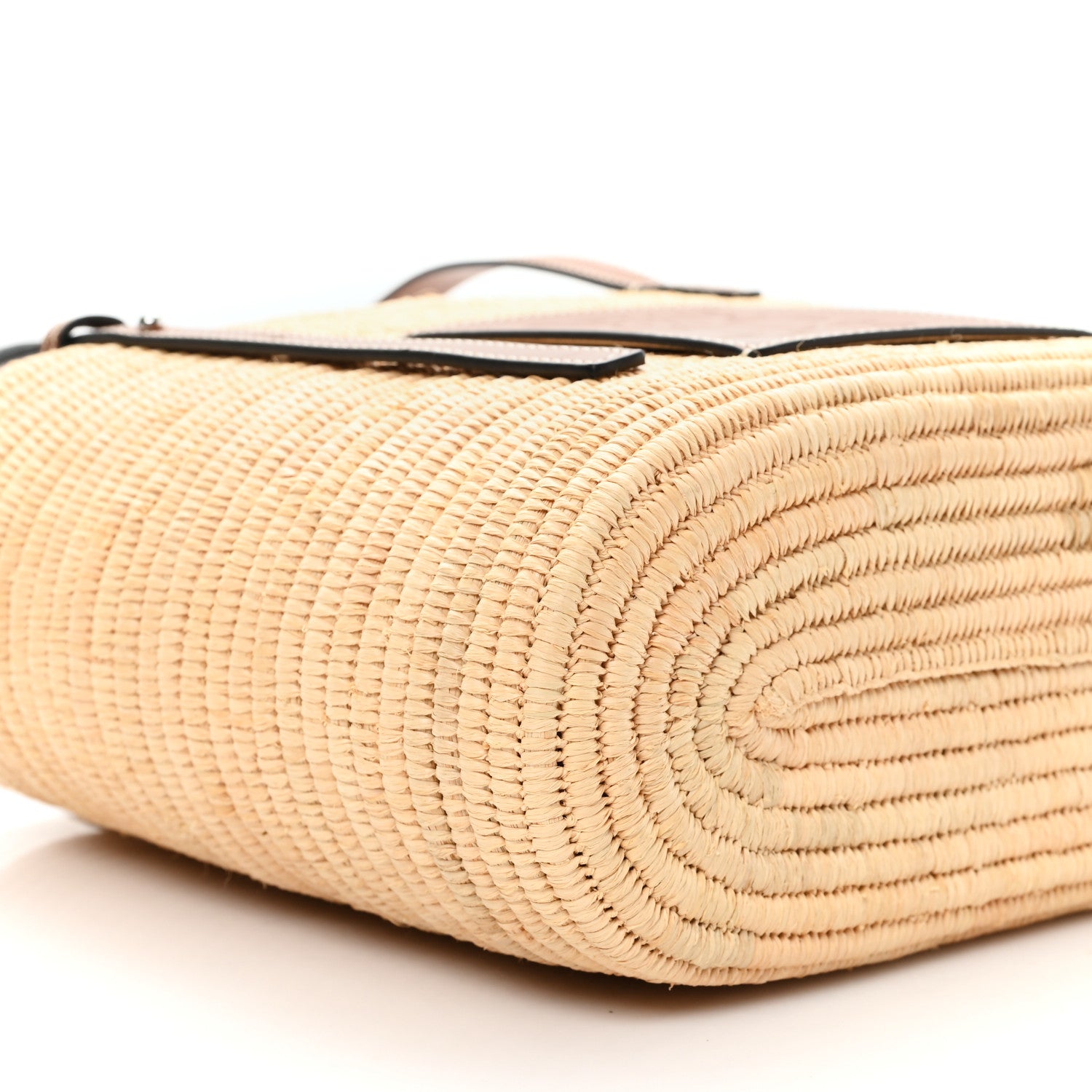 Loewe Raffia Small Square Basket Tote Bag Natural Tan 8 of 11