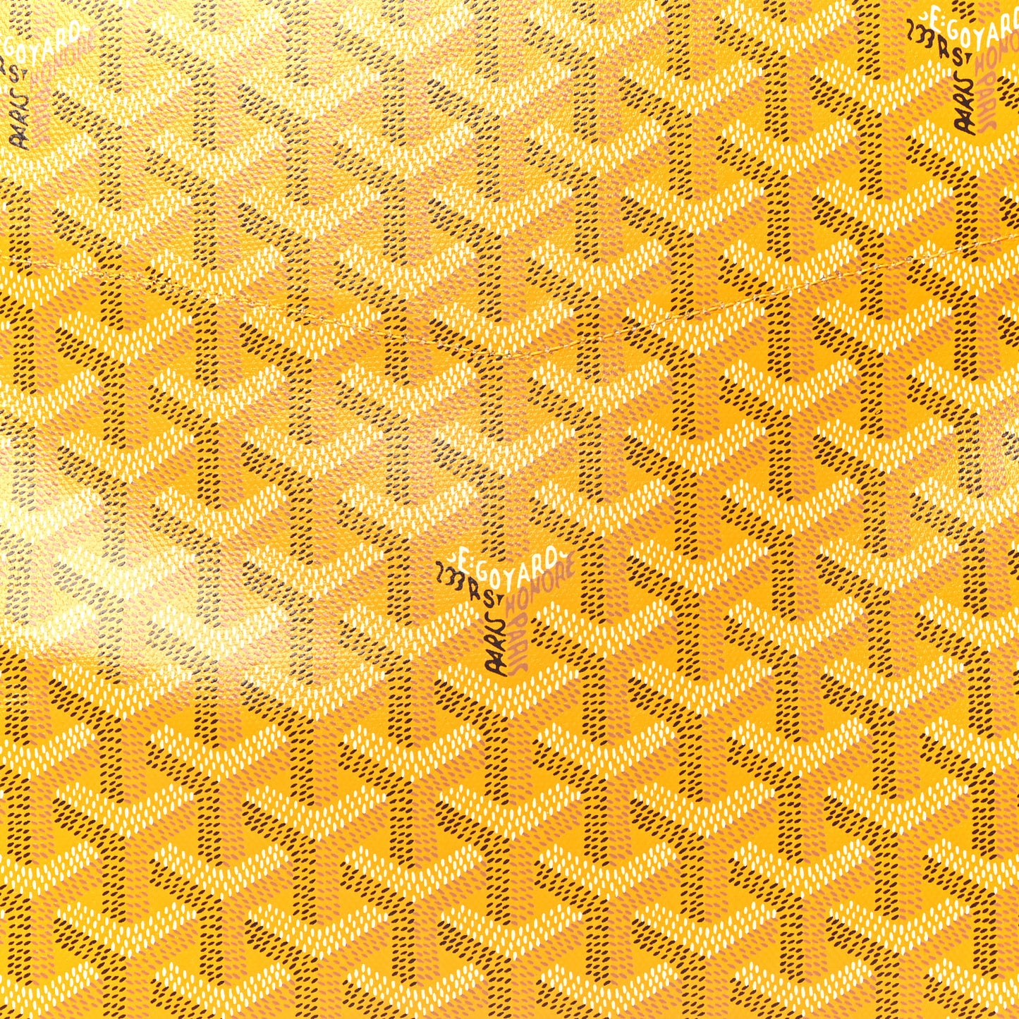 Goyardine Rouette PM Yellow