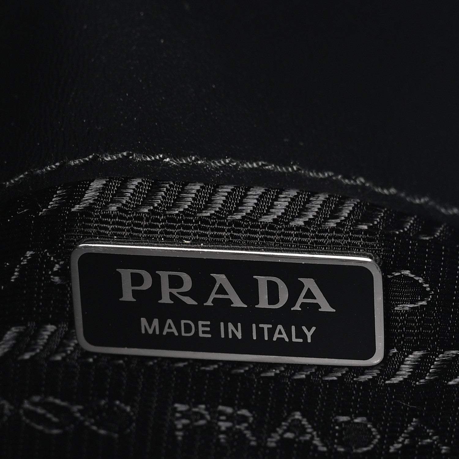 Prada Spazzolato Mini Cleo Flap Adjustable Strap Shoulder Bag Black 6 of 9