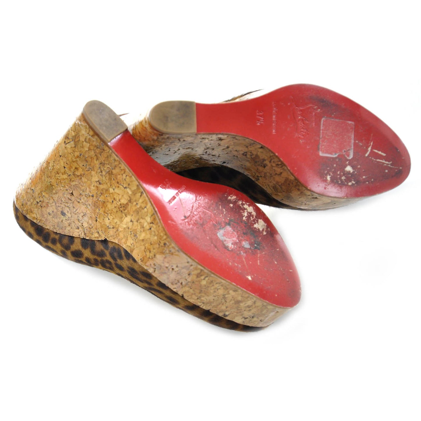 Leopard Pony Hair Coroclic 140 Wedges 37.5