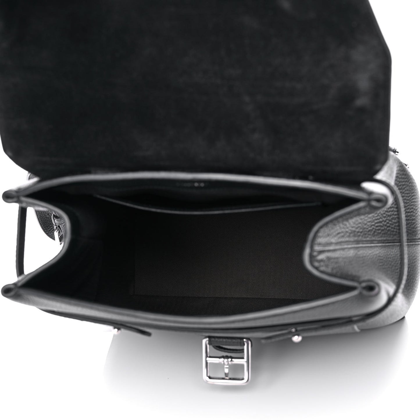 Classic Grain Calfskin Chiltern Backpack Black