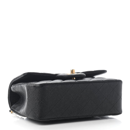 Chanel Caviar Quilted Mini Top Handle Rectangular Flap Black 3 of 8