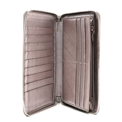 Gucci Metallic Guccissima Twins Zip Around Organizer Wallet Light Pink 5 of 9