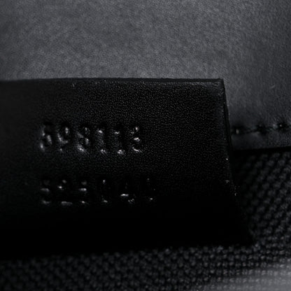 Gucci GG Supreme Monogram Web Slim Belt Bag Black Grey 7 of 12