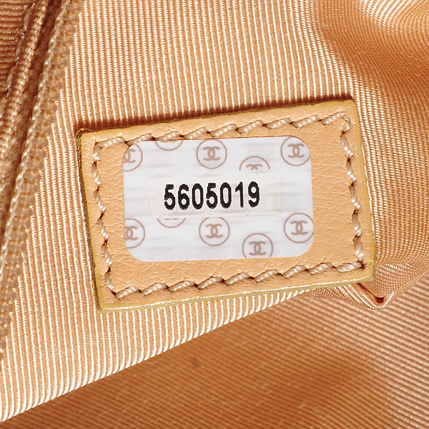 Chanel Caviar Shoulder Bag Beige 7 of 7