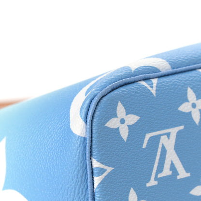 Louis Vuitton Monogram Giant By The Pool Neverfull MM Blue 10 of 22