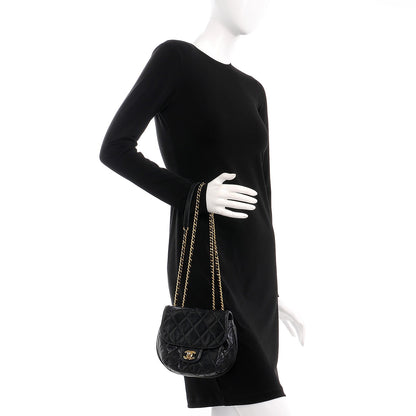 Chanel Aged Calfskin Small Bubble CC Flap Black 3 of 9