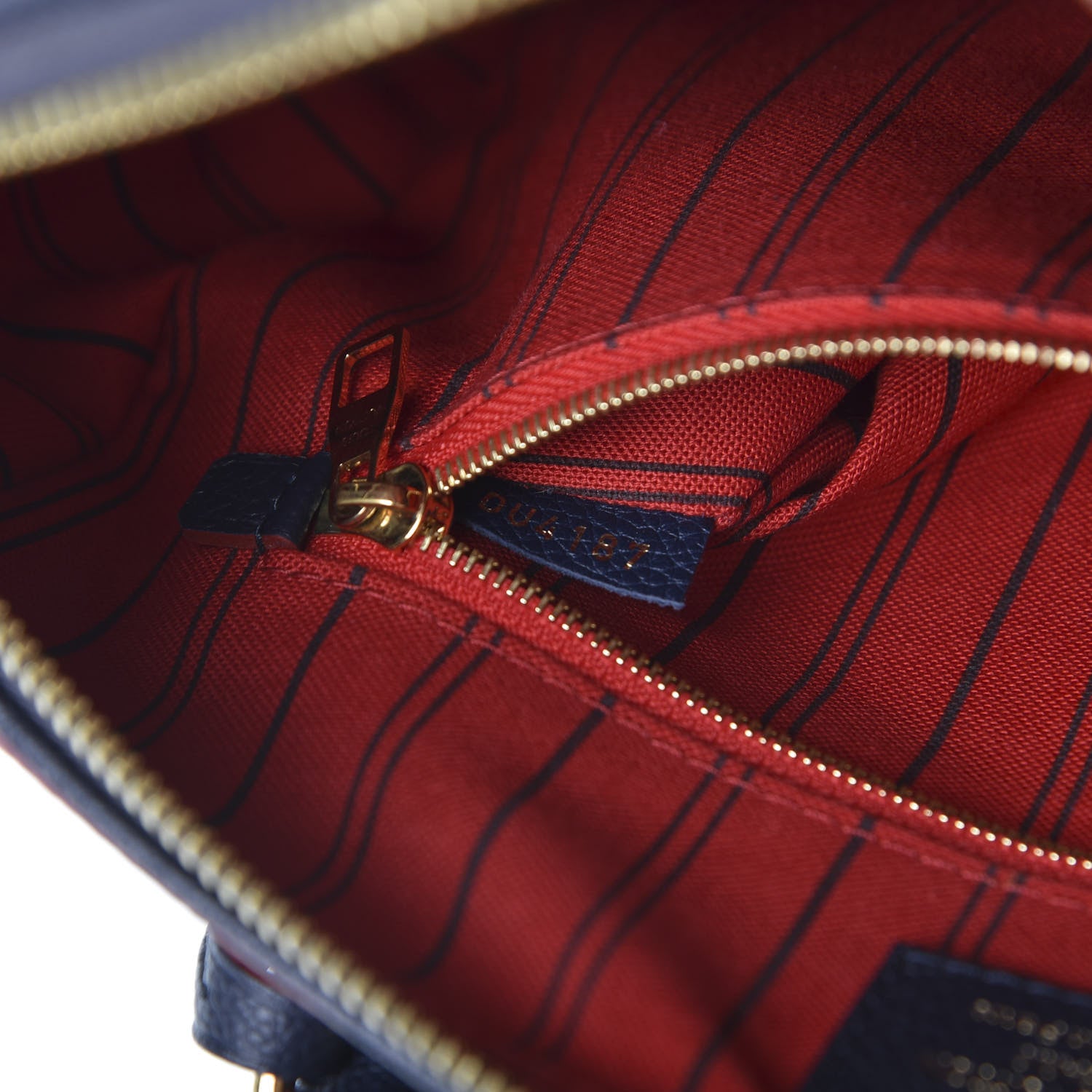Louis Vuitton Empreinte Speedy Bandouliere 25 NM Marine Rouge 8 of 10