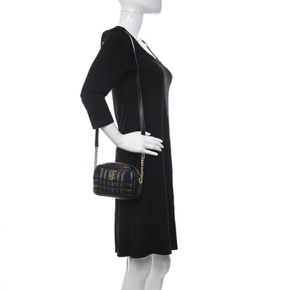 Burberry Lambskin Quilted Mini Lola Camera Bag Black 2 of 6