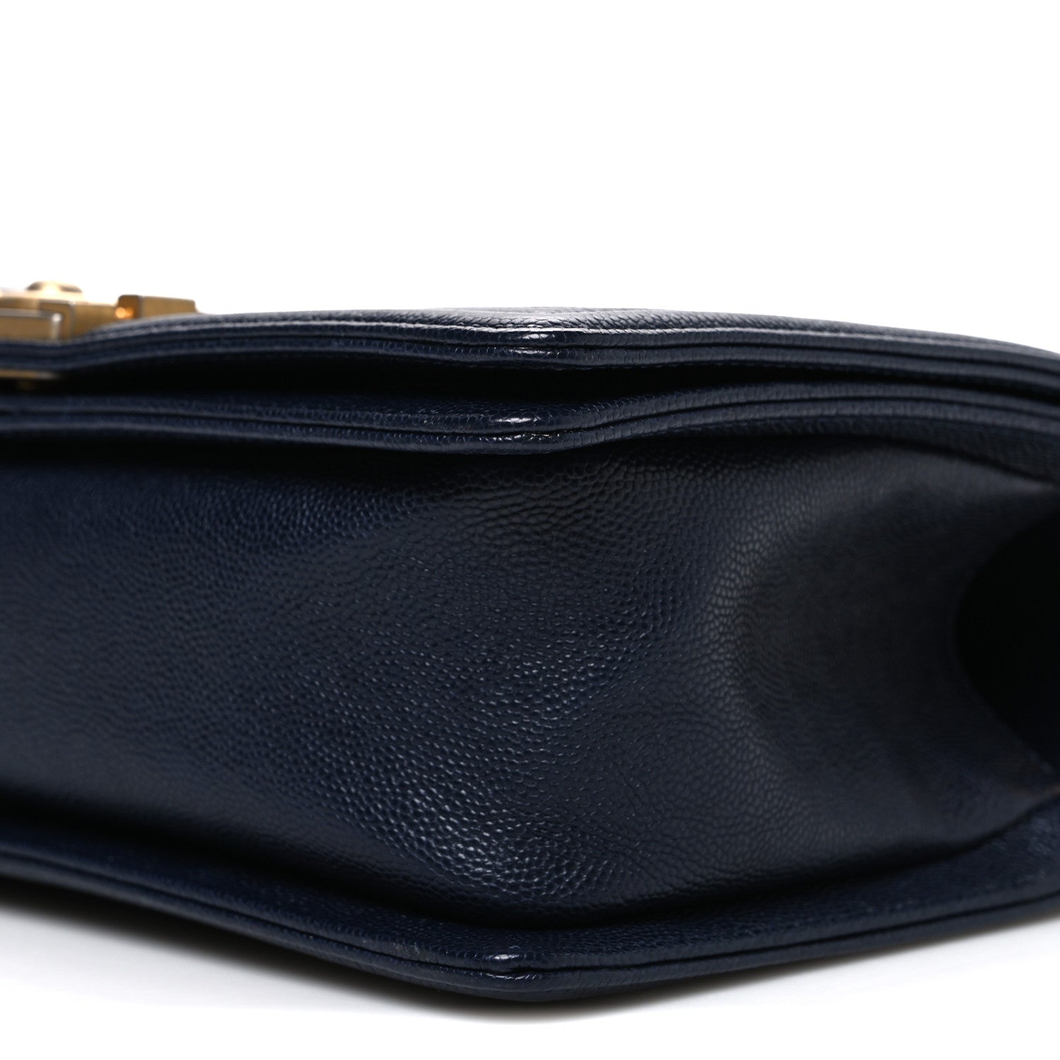 Chanel Caviar Quilted Medium Boy Flap Navy 10 of 10