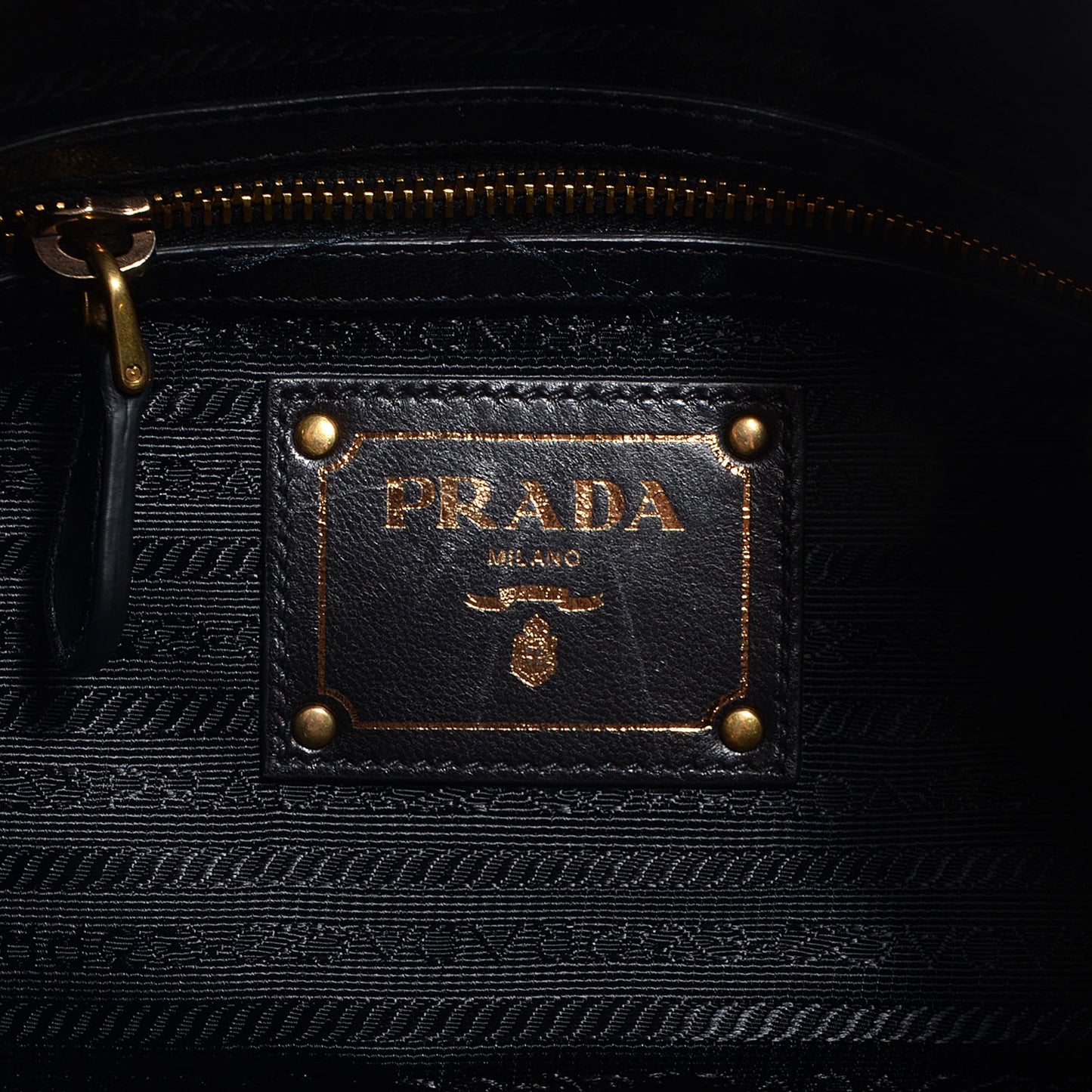 Tessuto Nylon Nappa Shoulder Bag Nero Black